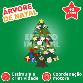 Árvore de Natal para Aprendizado e Diversão com Iluminação