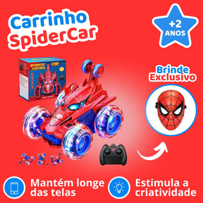 Carrinho de Controle Remoto SpiderCar + Máscara de Brinde!