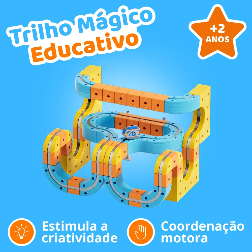 MagicTrain - Trilho Mágico Magnético Educativo