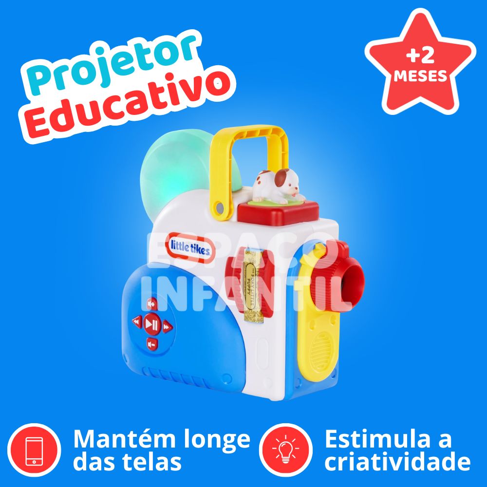 Little Tikes™ - Projetor de Historias Educativas C/ 24 Histórias