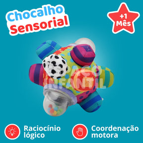 Bola Chocalho Macia do Bebê