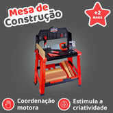 Mesa de Construção Infantil Educativa Completa