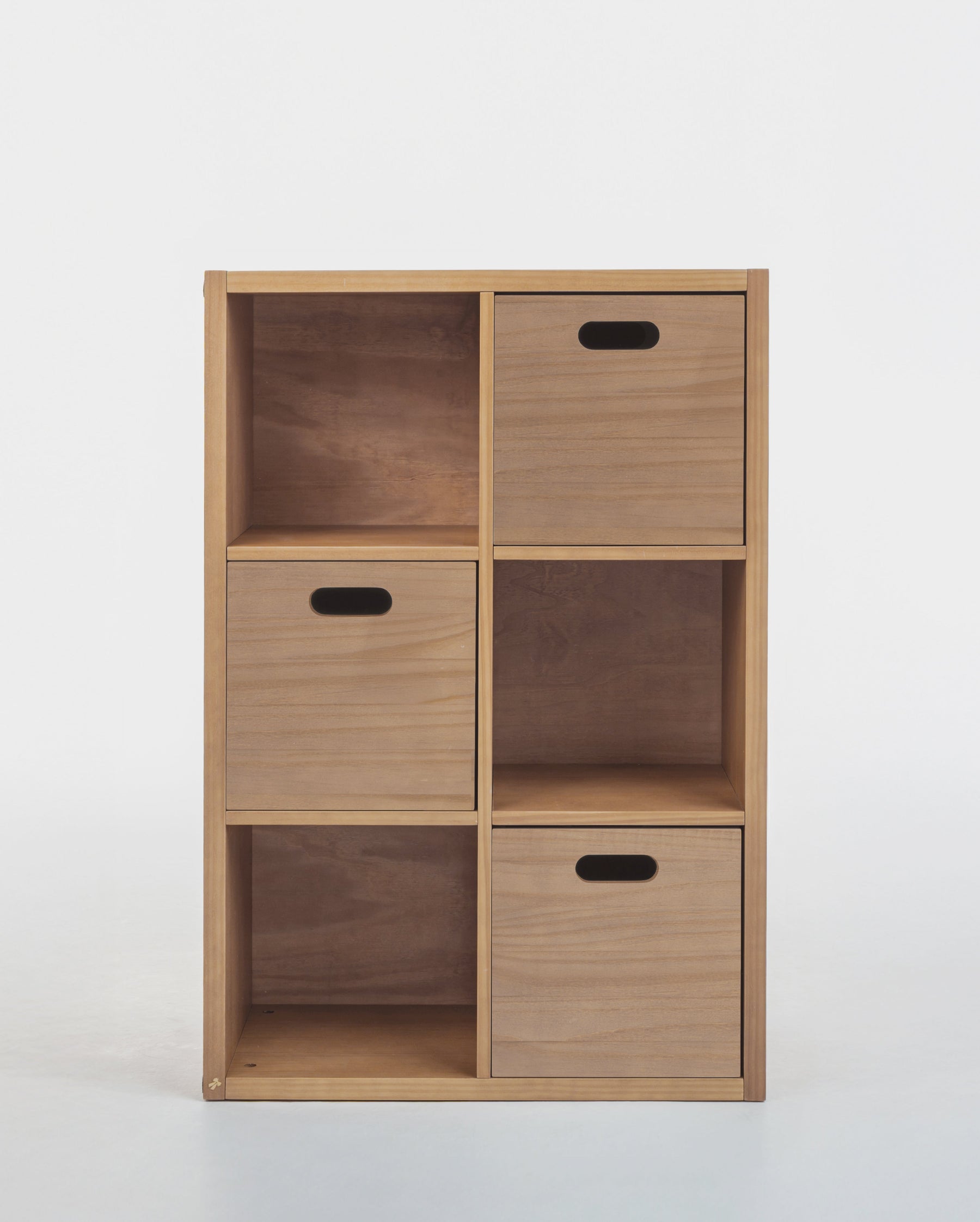 Estante Organizadora Infantil Com Caixas Madeira