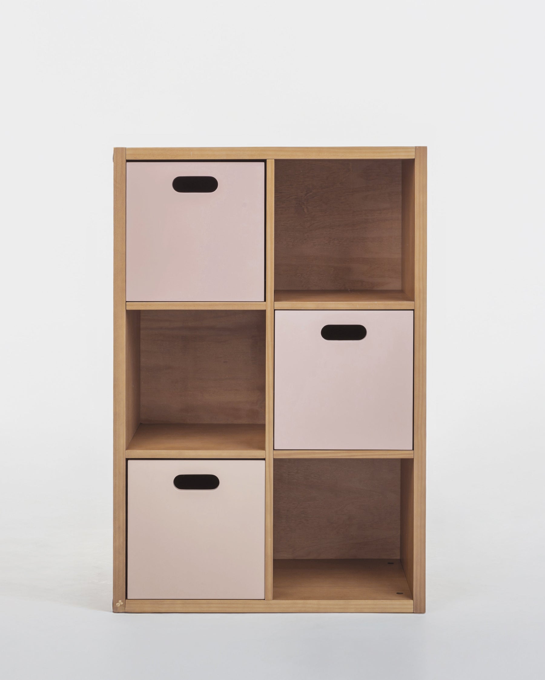 Estante Organizadora Infantil Com Caixas Rosa