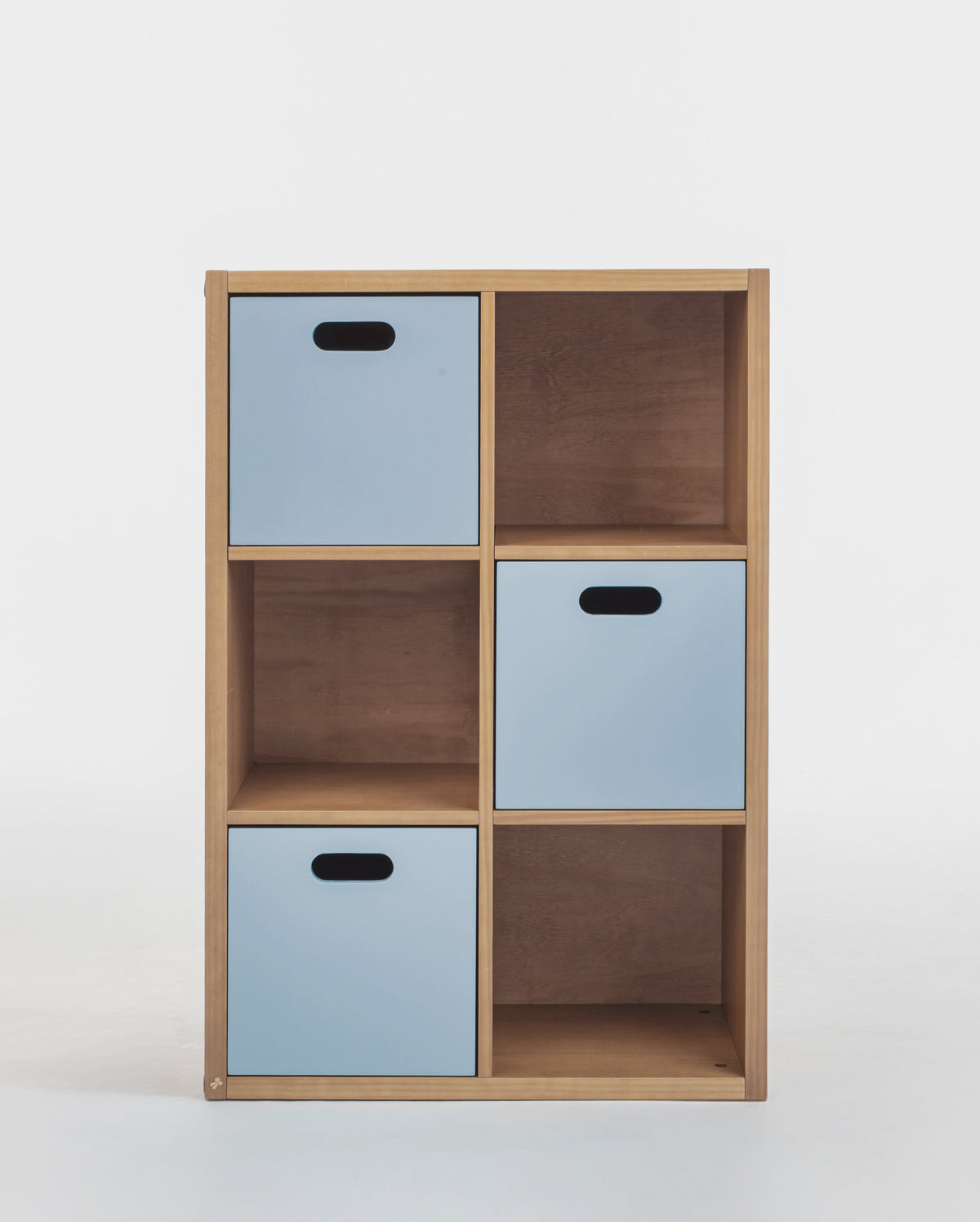 Estante Organizadora Infantil Com Caixas Azul