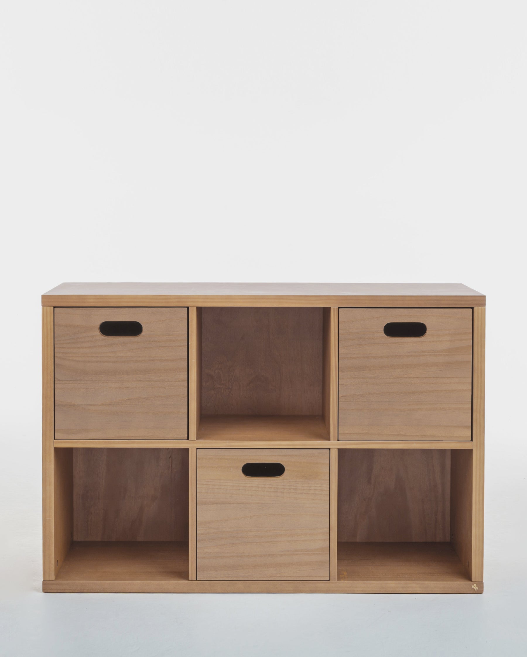 Estante Organizadora Infantil Com Caixas Madeira