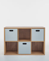 Estante Organizadora Infantil Com Caixas Azul