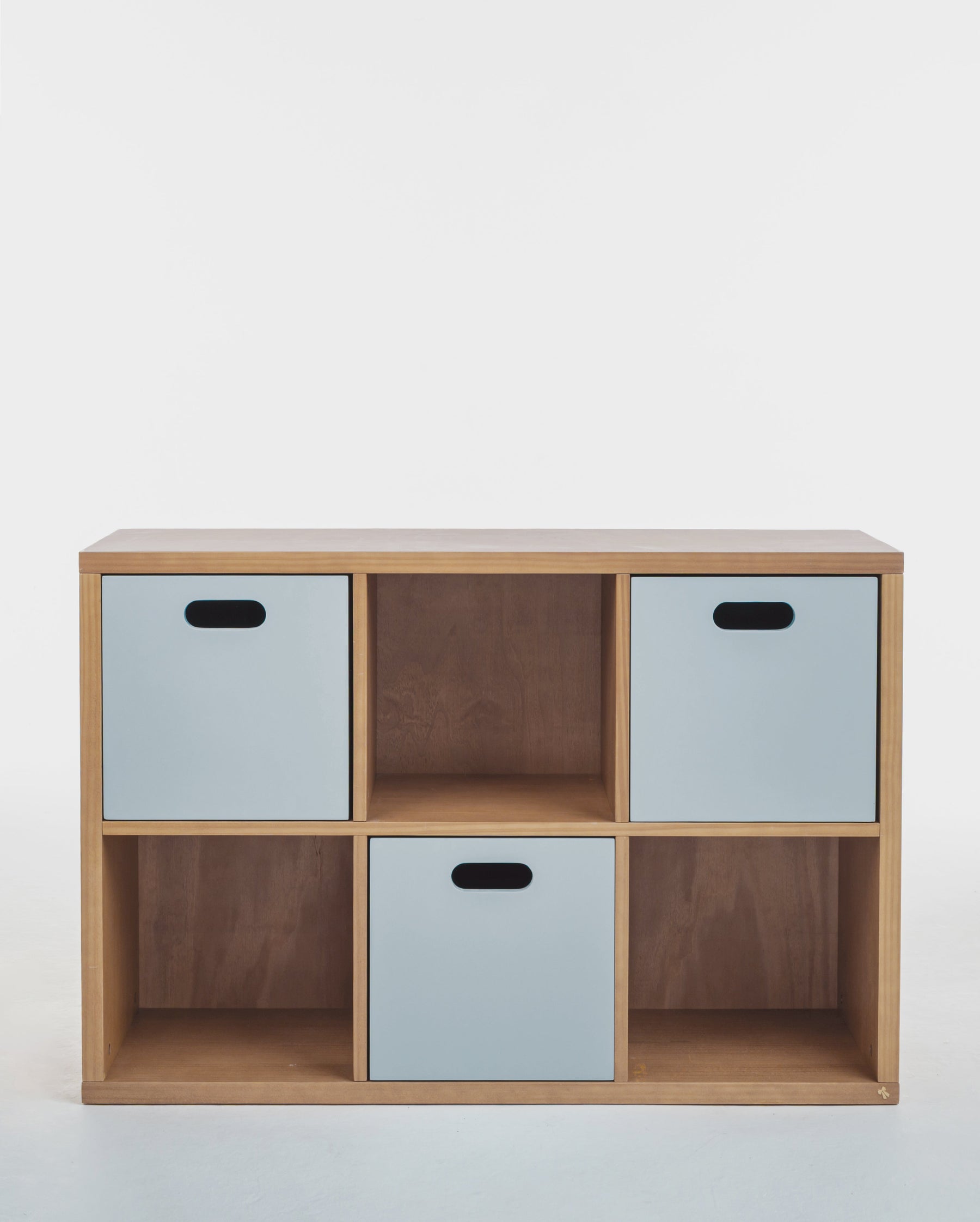 Estante Organizadora Infantil Com Caixas Azul