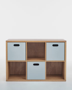 Estante Organizadora Infantil Com Caixas Azul