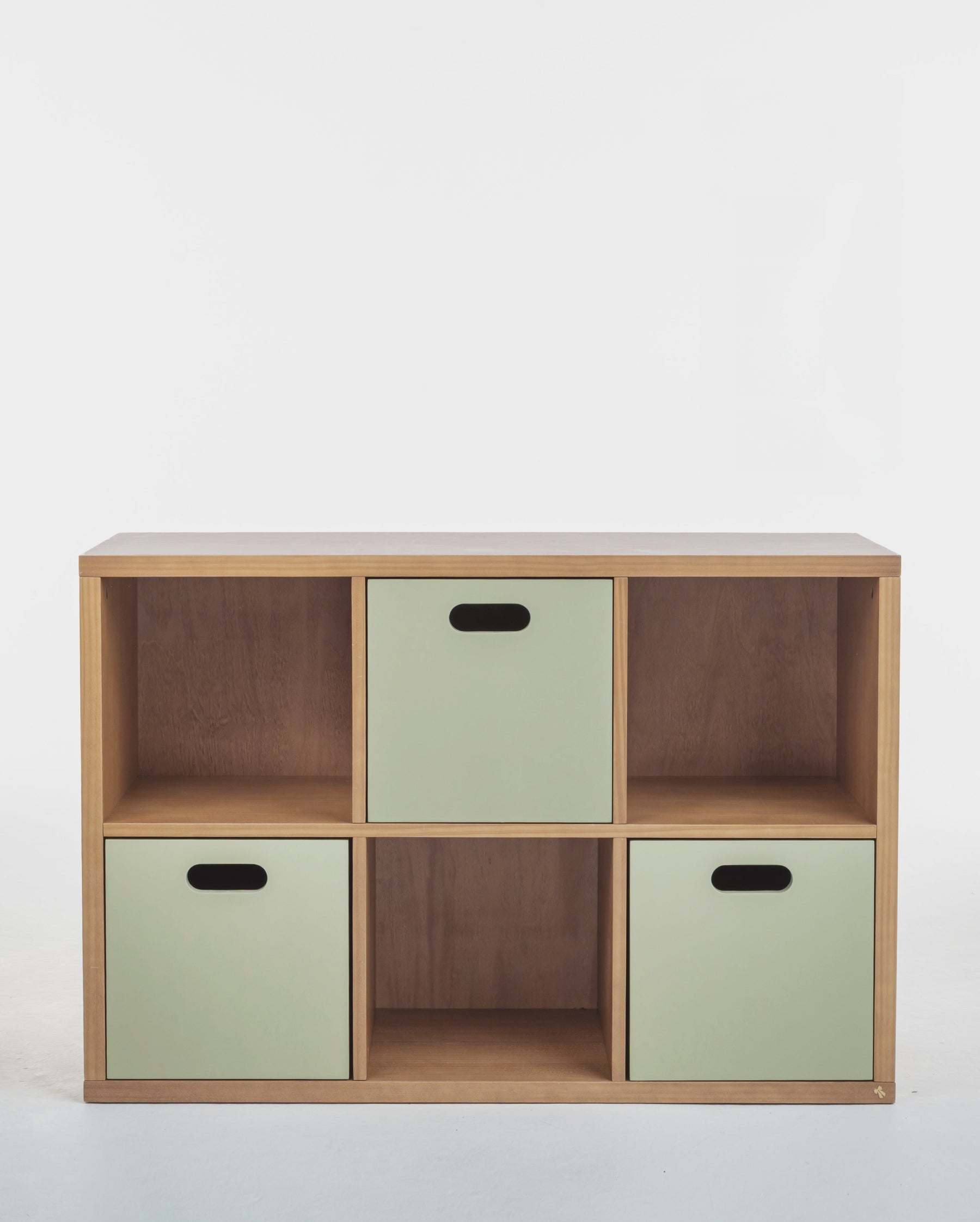 Estante Organizadora Infantil Com Caixas Verde