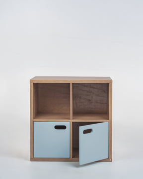 Estante Organizadora Infantil com Portas - Azul