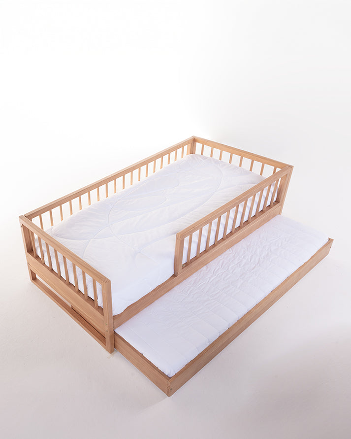 Cama Montessori - Saída Lateral + Cama Auxiliar