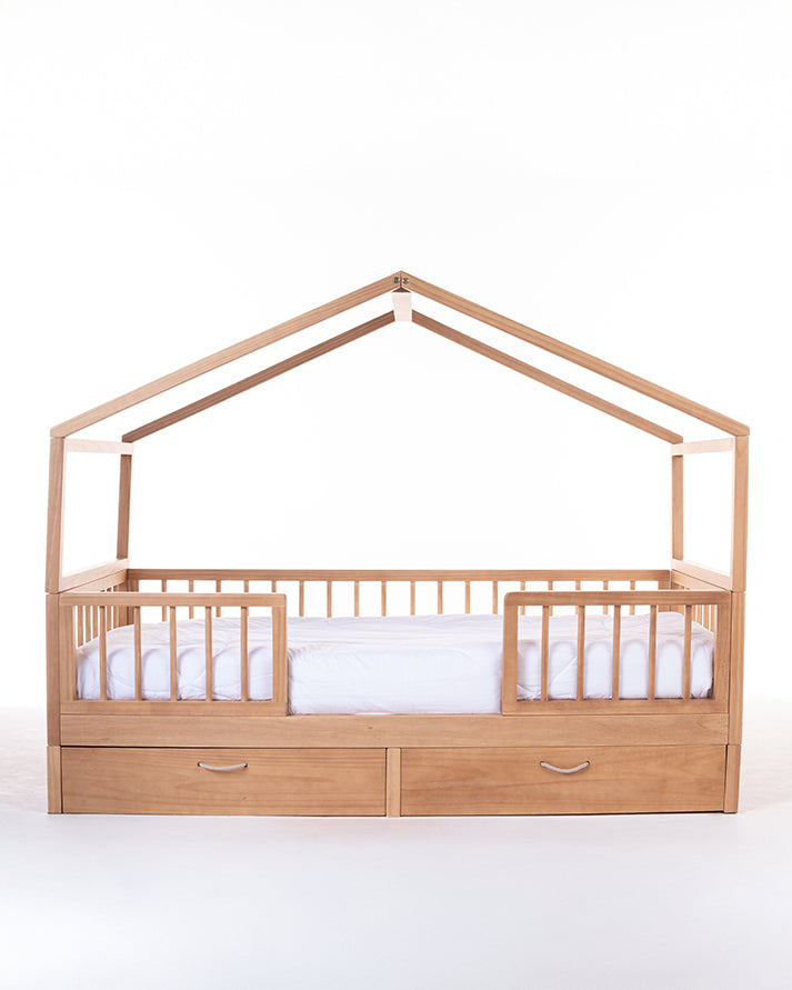 Cama Casinha Evolutiva com Gavetões