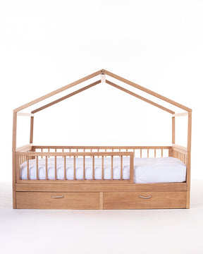 Cama Casinha Saída Lateral com Gavetões