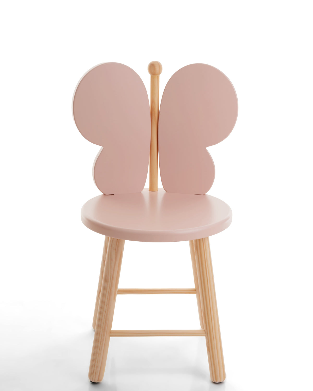 Cadeira Borboleta Rosa Antigo