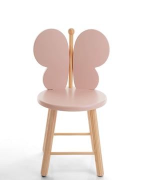 Cadeira Borboleta Rosa Antigo