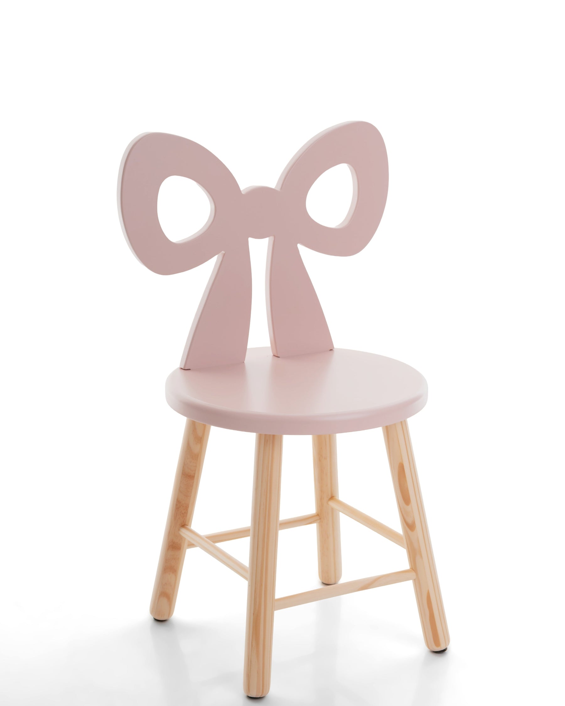 Cadeira Infantil Laço Rosa Antigo