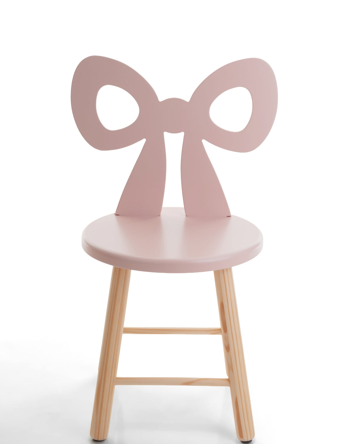 Cadeira Infantil Laço Rosa Antigo