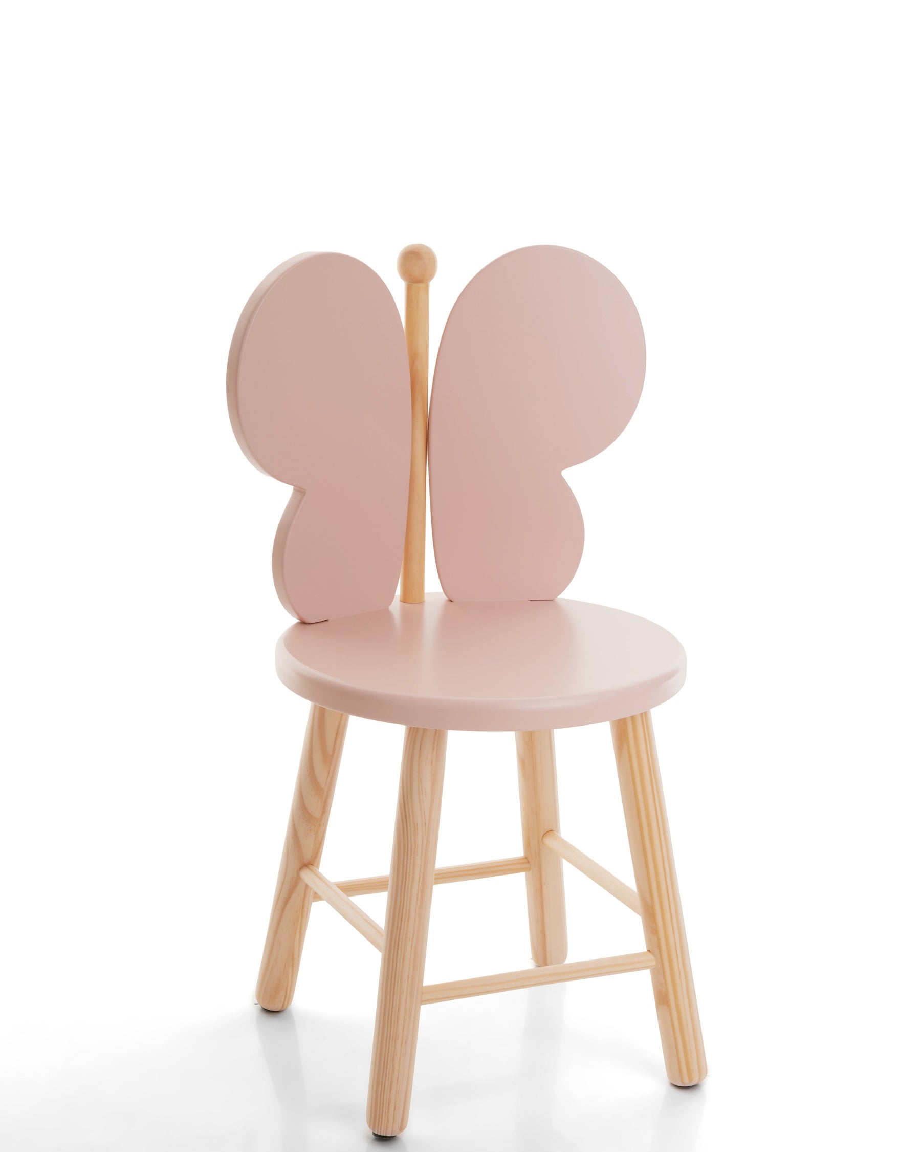 Cadeira Borboleta Rosa Antigo