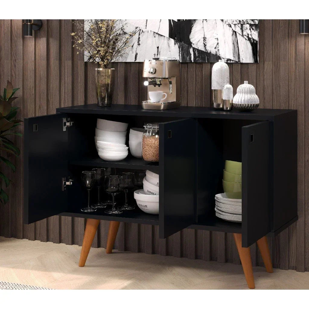 Balcão De Cozinha Vintage Moderno 3 Portas