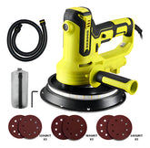 Lixadeira De Parede Elétrica Profissional Teto 900w Com Fita De Luz Led Saco Para O Pó Ajuste Da Velocidade Desoon