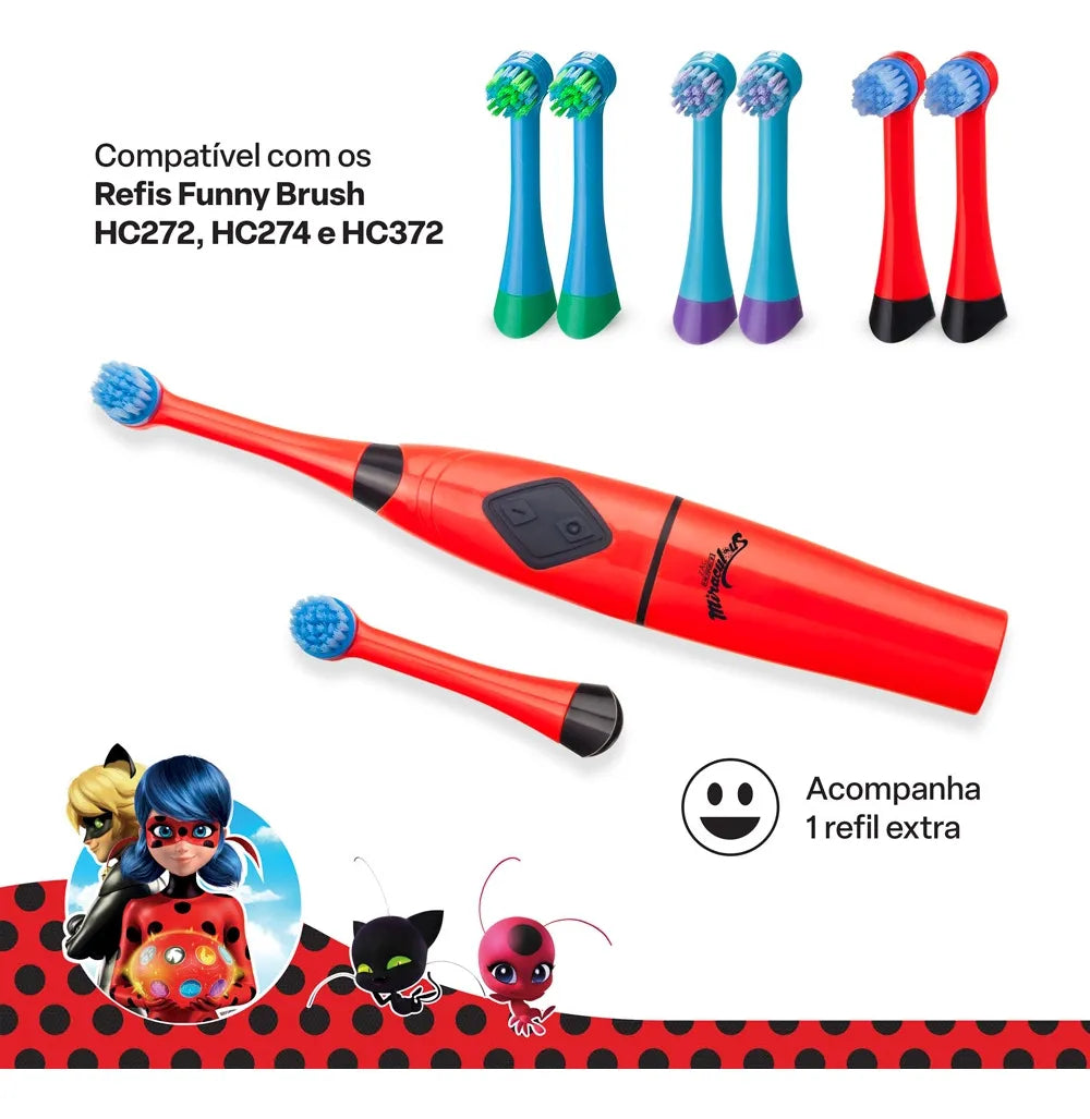 Escova Dental Infantil Elétrica Multilaser