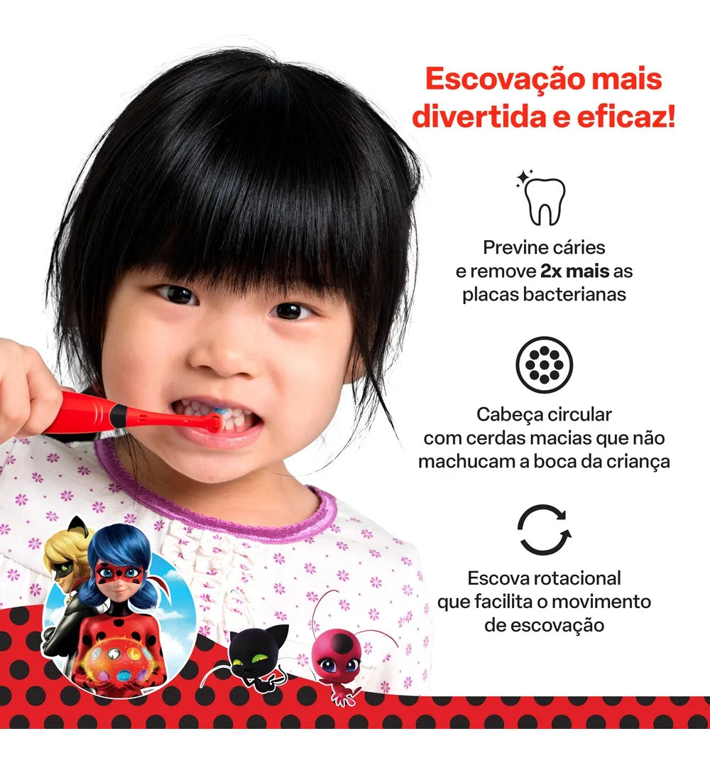 Escova Dental Infantil Elétrica Multilaser