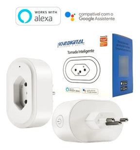 Kit 4 Tomada Inteligente Wifi Liga E Desliga 10a Alexa Home