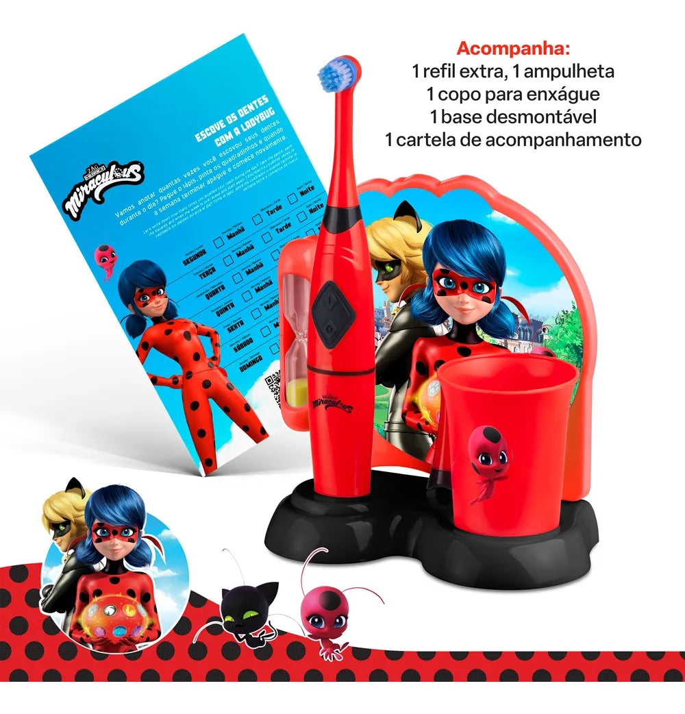 Escova Dental Infantil Elétrica Multilaser