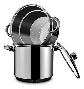 Panela Espagueteira 5 Litros 20 Cm Aço Inox Macarrão Brinox
