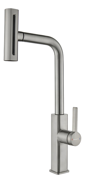 Torneira Misturador Gourmet Cozinha Monocomando Aço Escovado