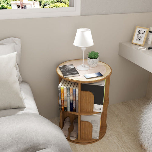 Estante Prateleira Giratória Livro Brinquedo E Infantil