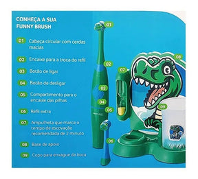 Escova Dental Infantil Elétrica Multilaser