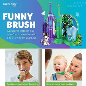 Escova Dental Infantil Elétrica Multilaser