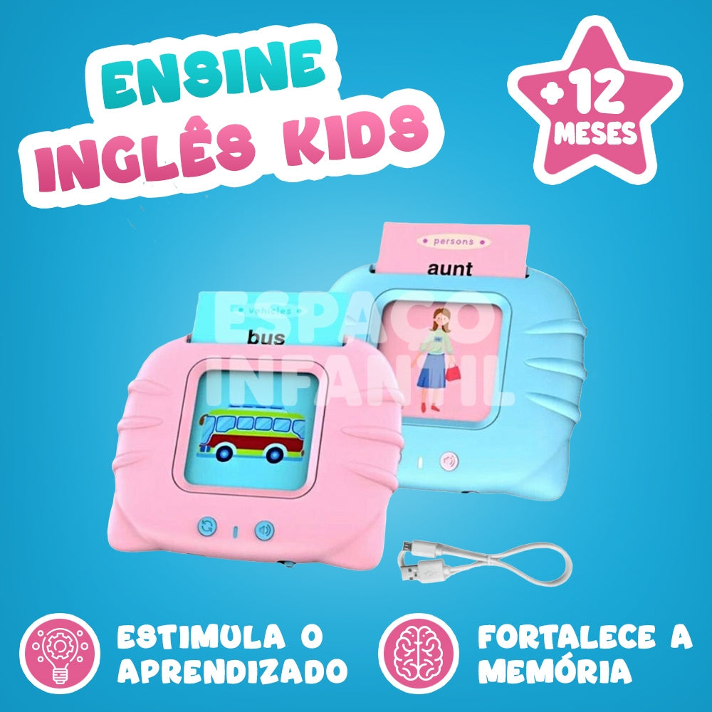 Fale Inglês - Brinquedo Educacional para Aprender Inglês 224 Palavras