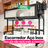 Escorredor de Aço Inoxidável Maciço | Carbon Nygma