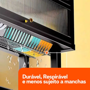 Escorredor de Aço Inoxidável Maciço | Carbon Nygma