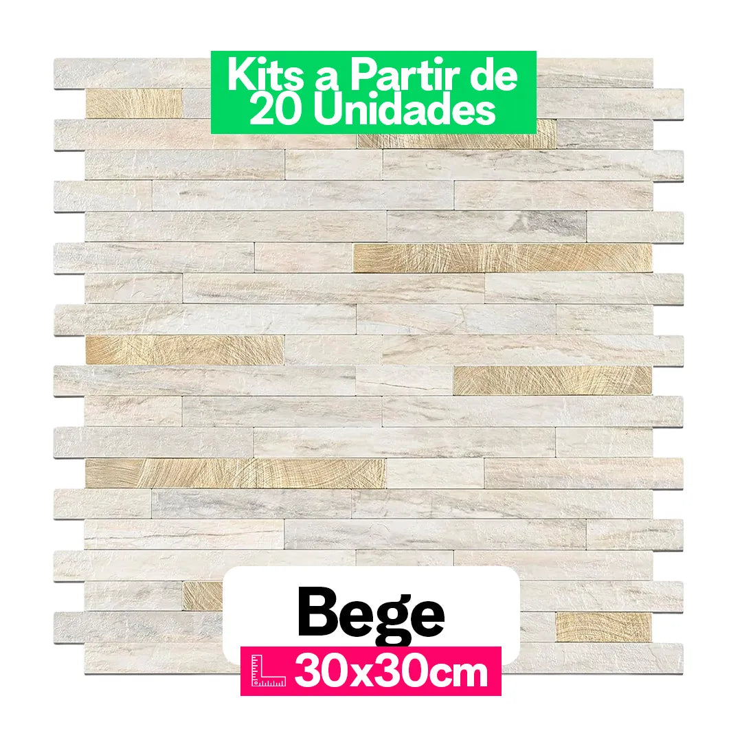 Kit Folhas de Azulejo Autocolante 30x30cm | Linha Premium | DIY