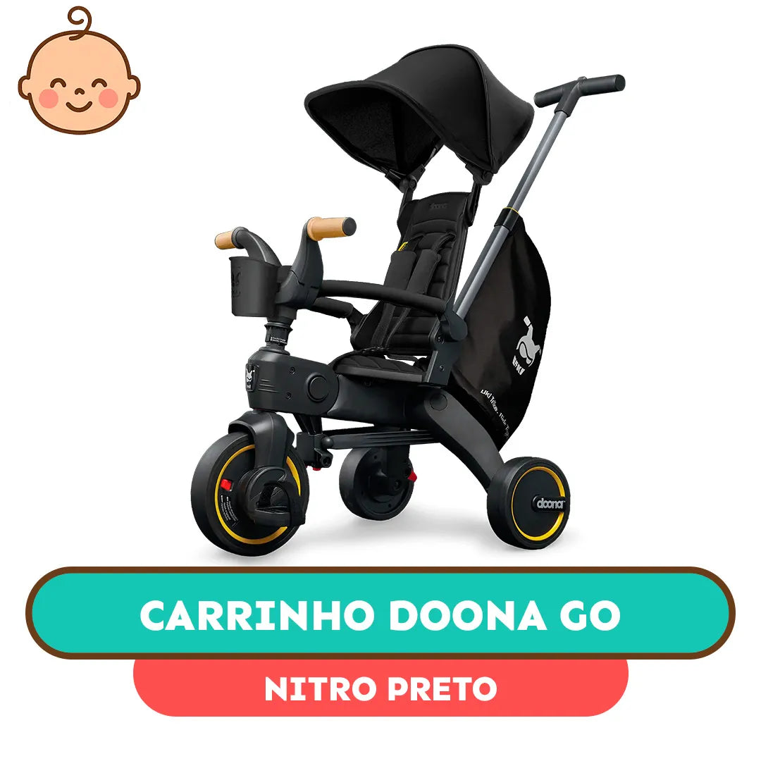 Carrinho Doona GO | Evolui de 10 Meses à 4 Anos | Diversão e Autonomia em Cada Passeio