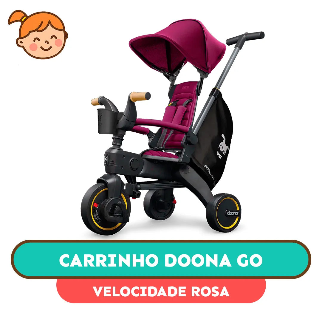 Carrinho Doona GO | Evolui de 10 Meses à 4 Anos | Diversão e Autonomia em Cada Passeio