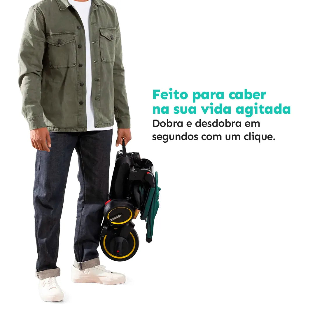 Carrinho Doona GO | Evolui de 10 Meses à 4 Anos | Diversão e Autonomia em Cada Passeio