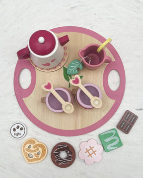 Conjunto de chá - Rosa