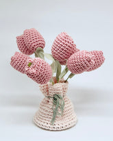 Vaso de Crochê Tulipa