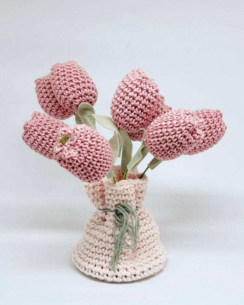 Vaso de Crochê Tulipa