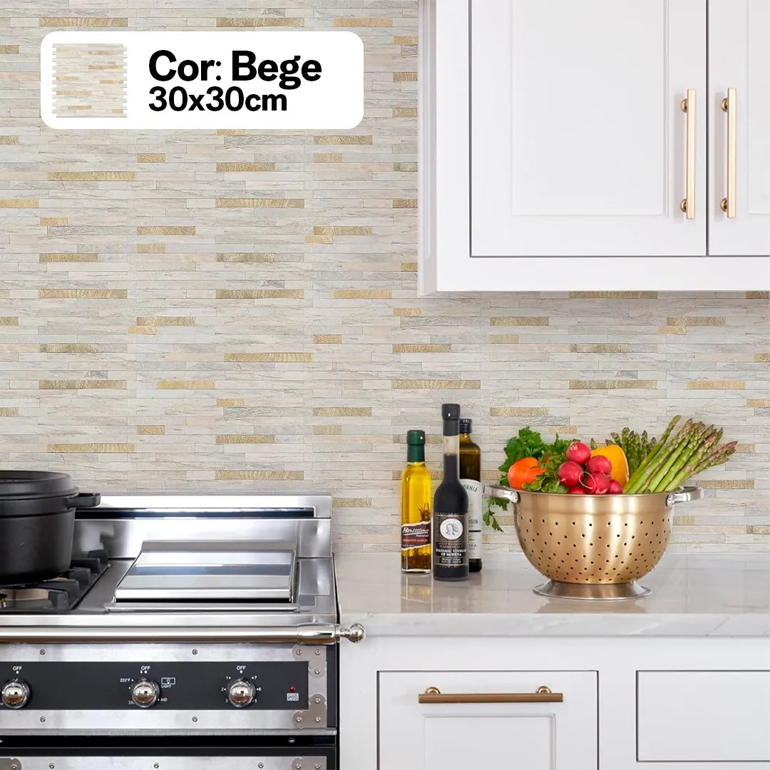 Kit Folhas de Azulejo Autocolante 30x30cm | Linha Premium | DIY