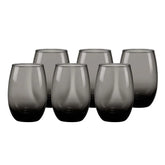 Jogo de Copos Vidro Fumê Luxury Nadir 465ml