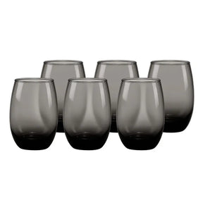 Jogo de Copos Vidro Fumê Luxury Nadir 465ml