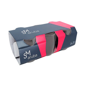 Jogo de Copos Vidro Fumê Luxury Nadir 465ml