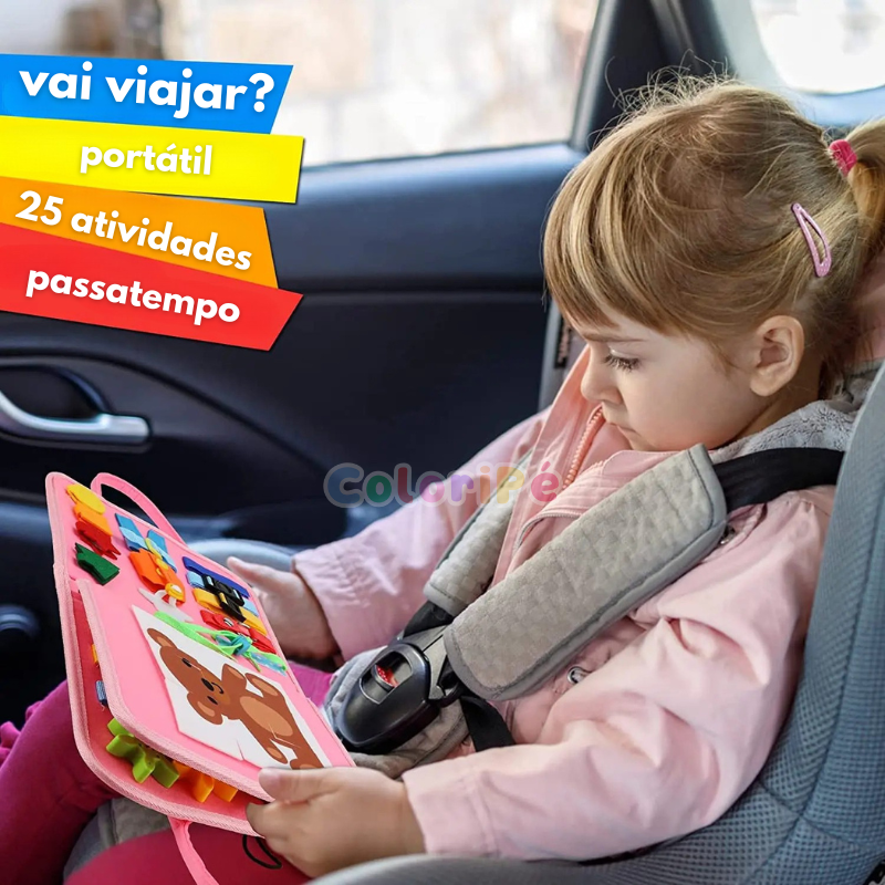 Maleta Sensorial e Educativa Infantil  | Brincadeira e Aprendizado