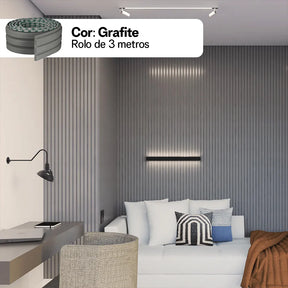 Kit Painel Ripado Autocolante 3M Laminado | LINHA PREMIUM | DIY